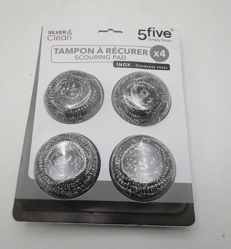 Scouring pad silver x4 #ref:117271# image