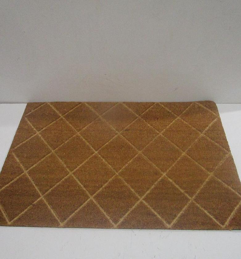 Natural plain embossed coir image