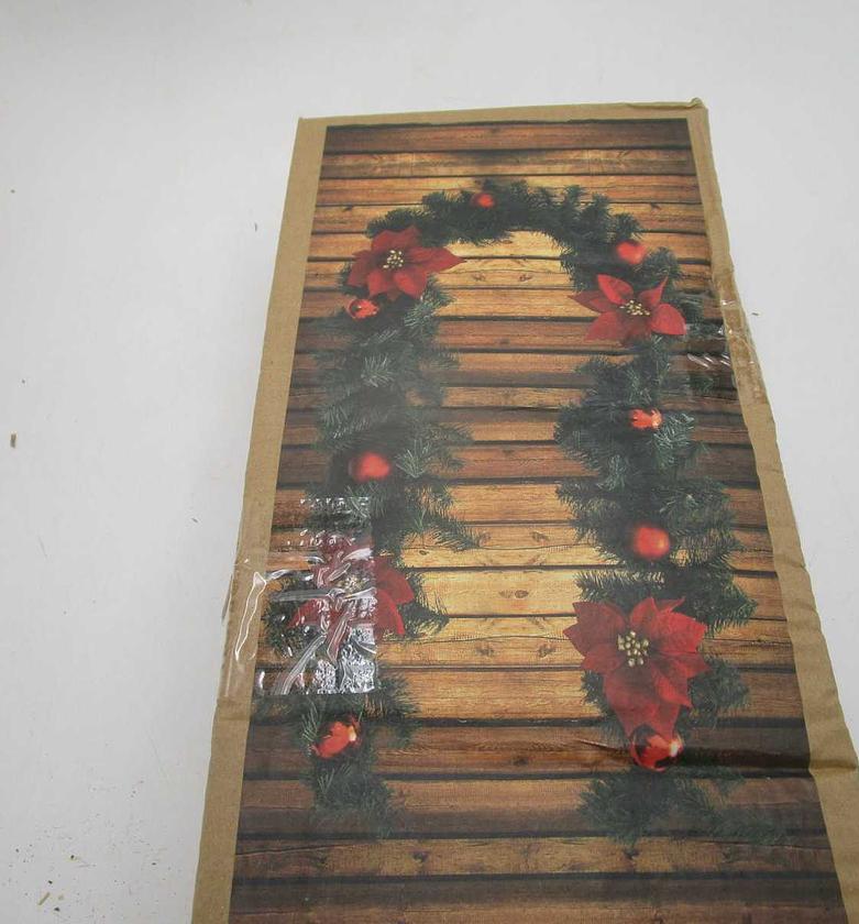 Christmas nature garland red image