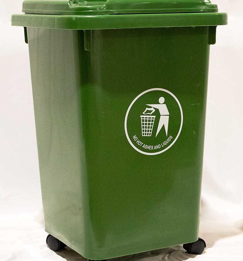 Dustbin hdpe plastic 50l  image