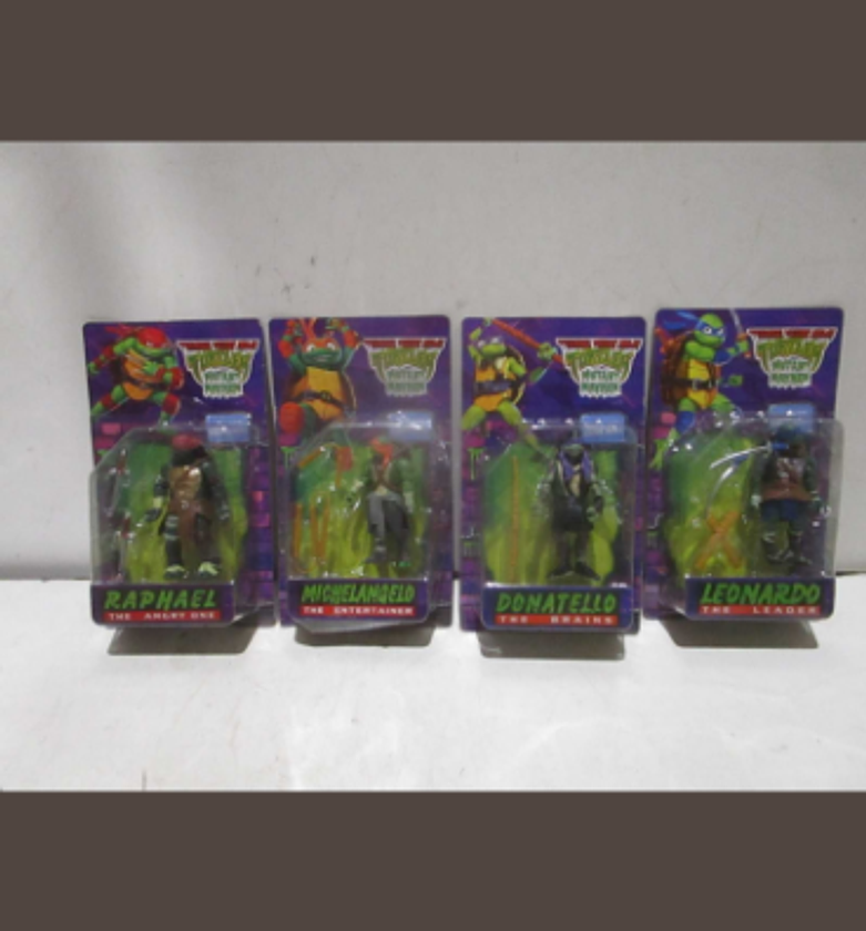 Turtle ninja toys pvc packing:display image