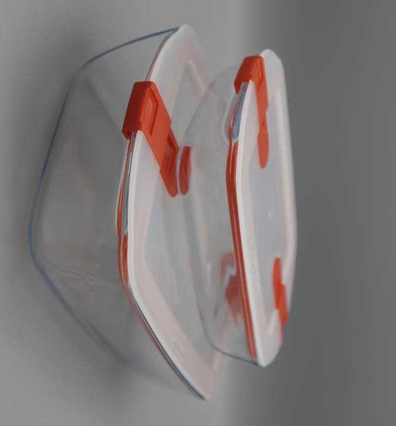 Plate rectangular with lid image