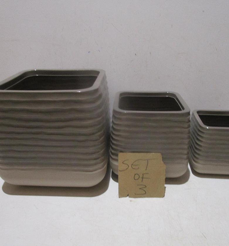 Set of 3 flower pot, image