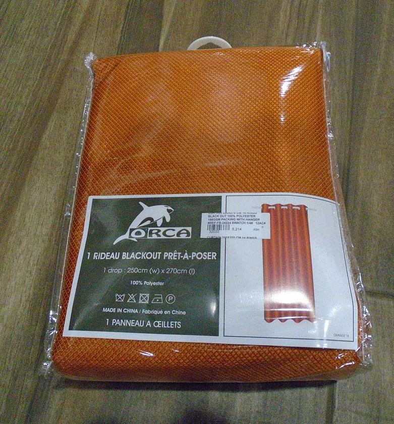 Curtain 250x270 cm 14 rings image