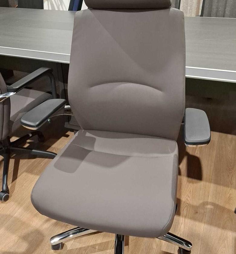 Executive Lux Swivel Chair - Chrome Edition image