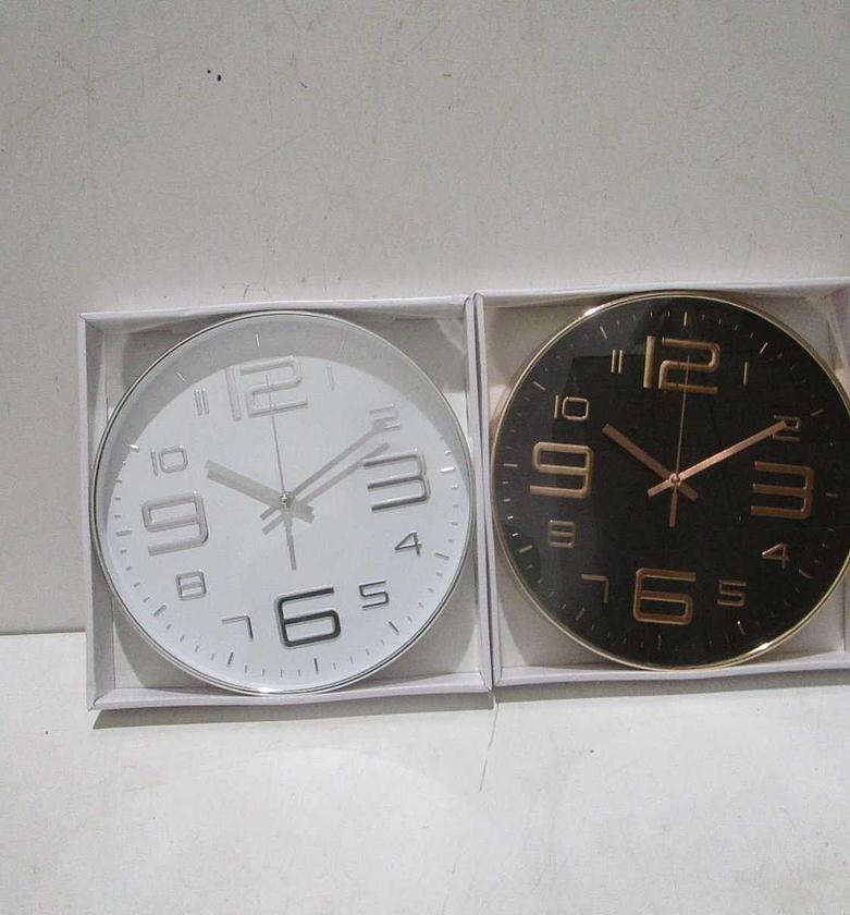 Clock-580g plastic+glass white display image