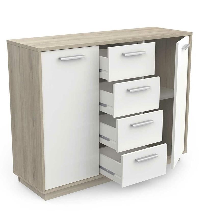 2 door 4 drawers storage image