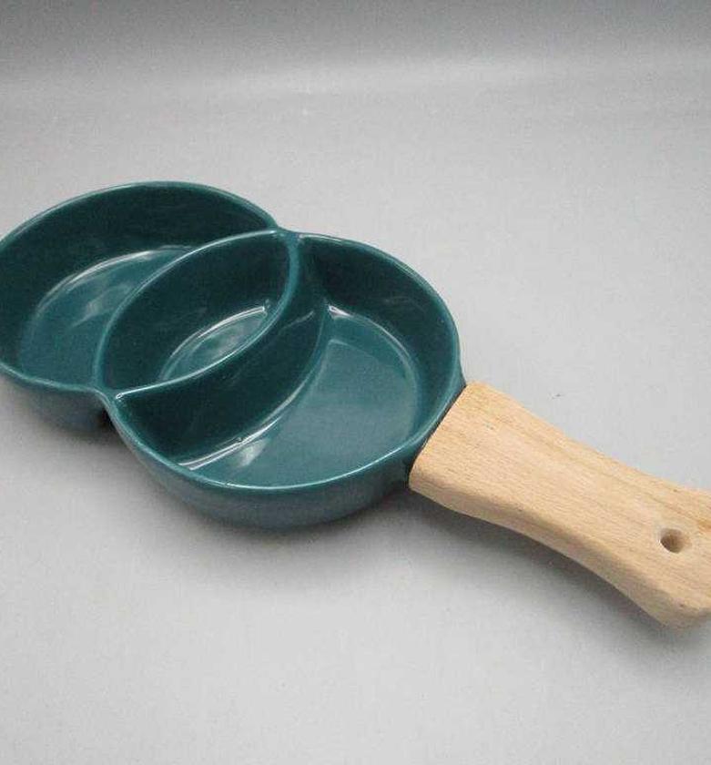 GREEN APPETIZER DISH 27CM image