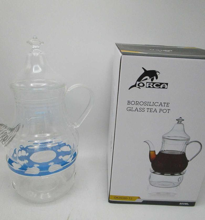 Tea pot borosilicate glas image