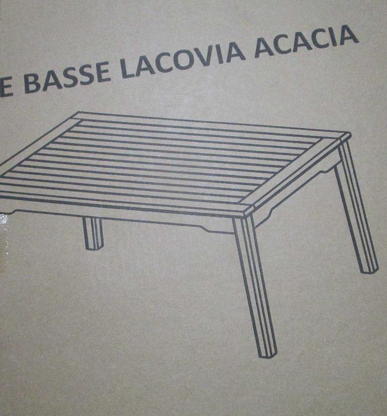 Coffee table lacovia acacia image