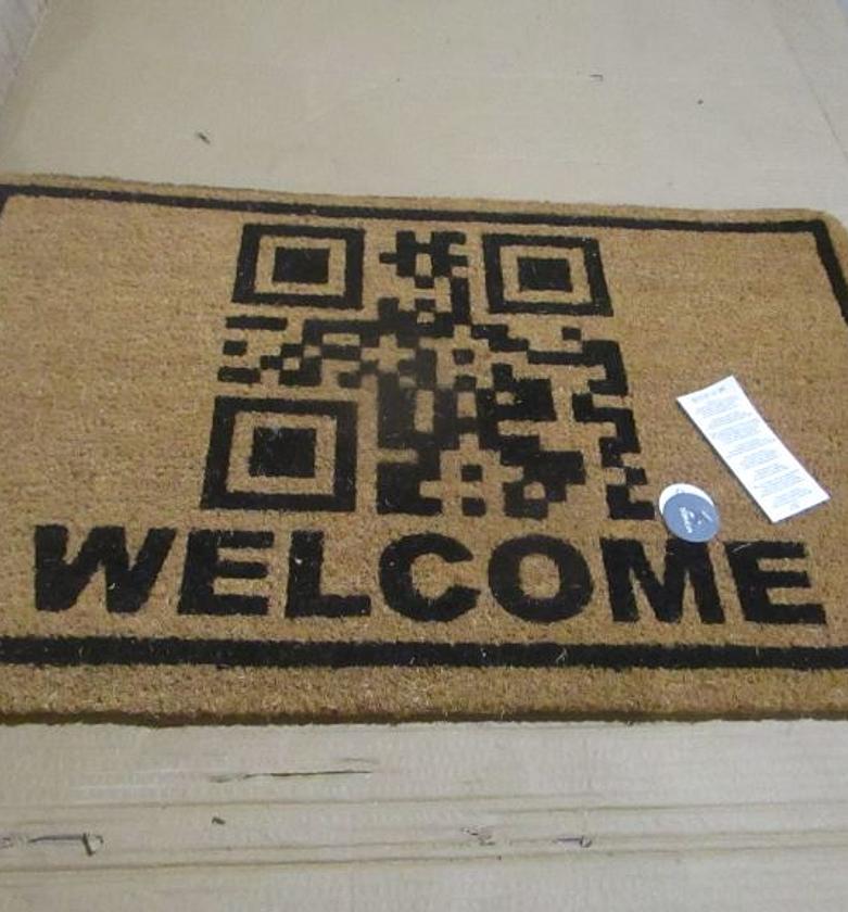 Doormat single colour / natural image