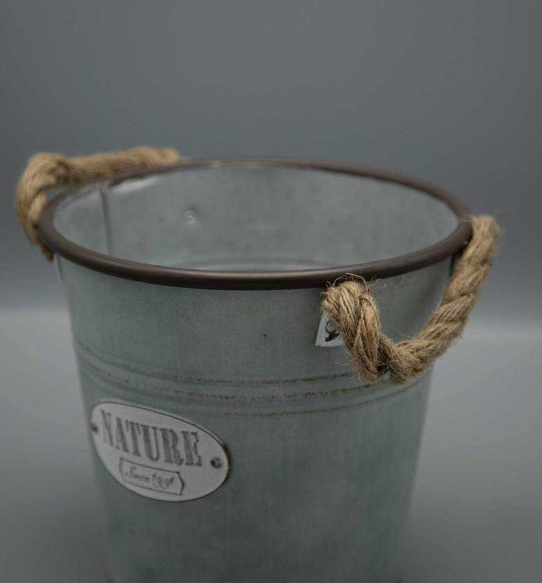 Planter zinc green image