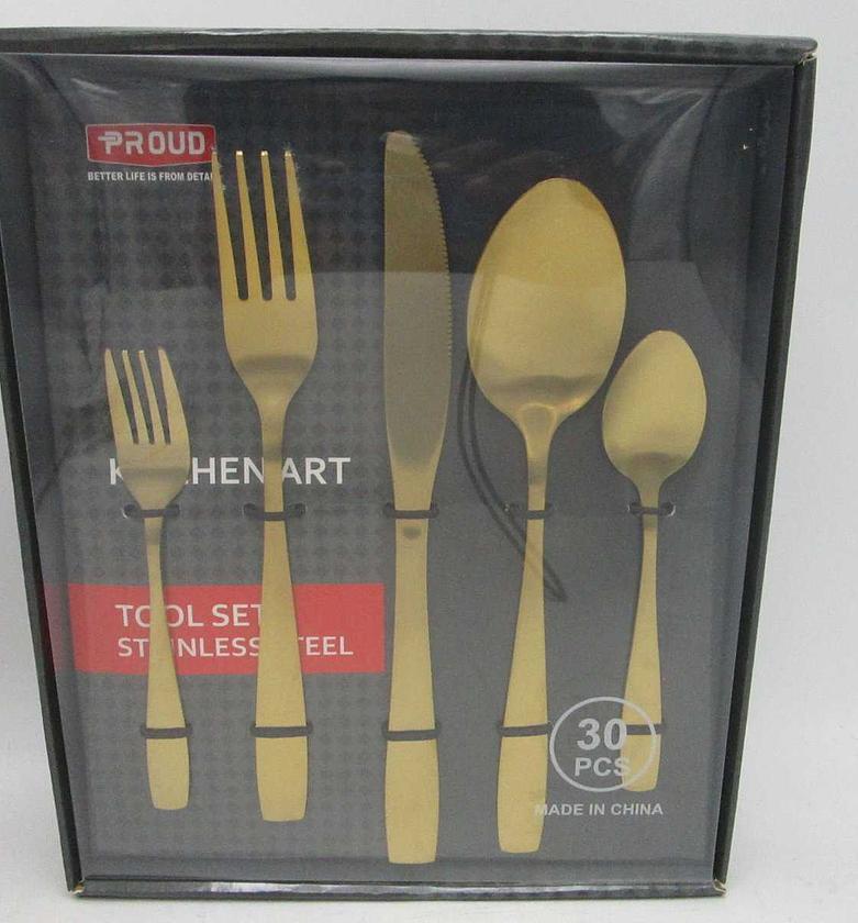 Stainless steel cutlery set image