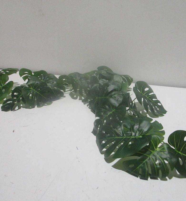 Real Touch Artificial Monstera Vine – 130cm with 24 Leaves image