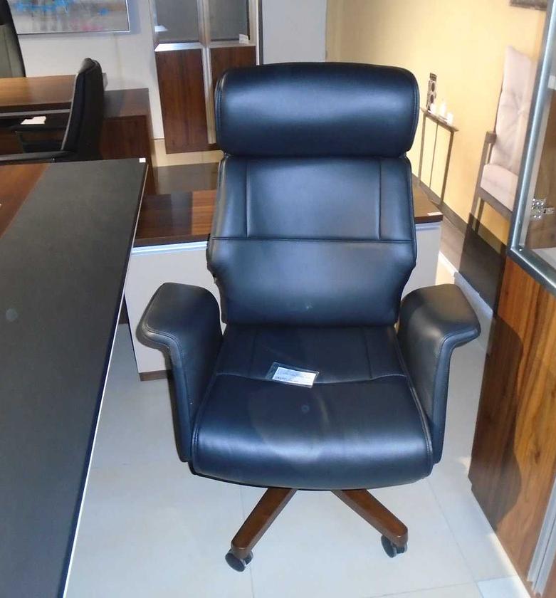 Office chair leather high image