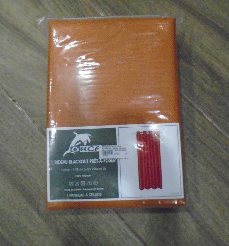 Curtain orange 140x270 cm image