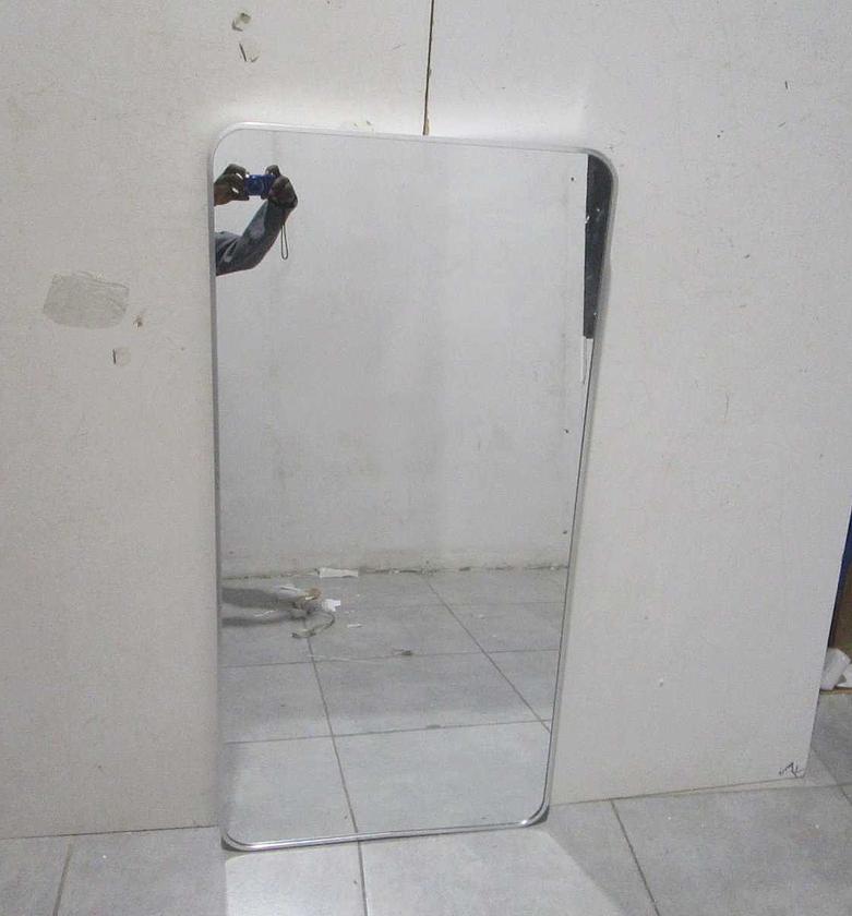 Mirror rectangle alu alloy+glass image