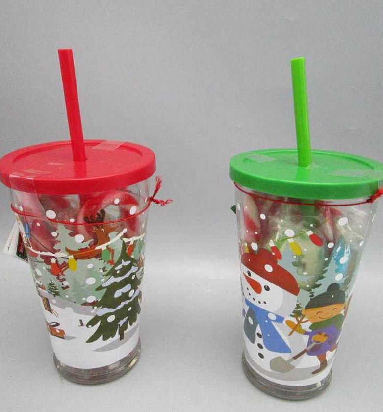 GLASS SANTAS WINTERLAND 2 image