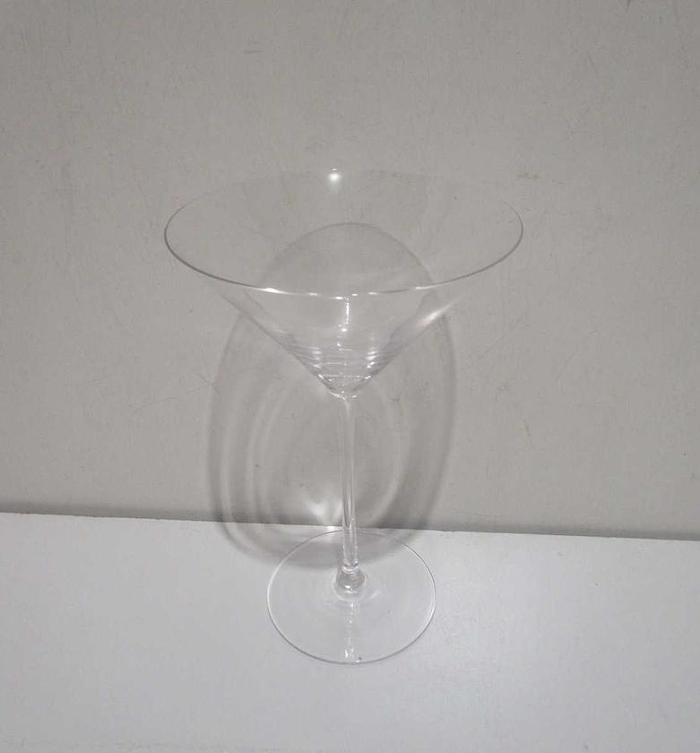 Glass cup martini transparancy image