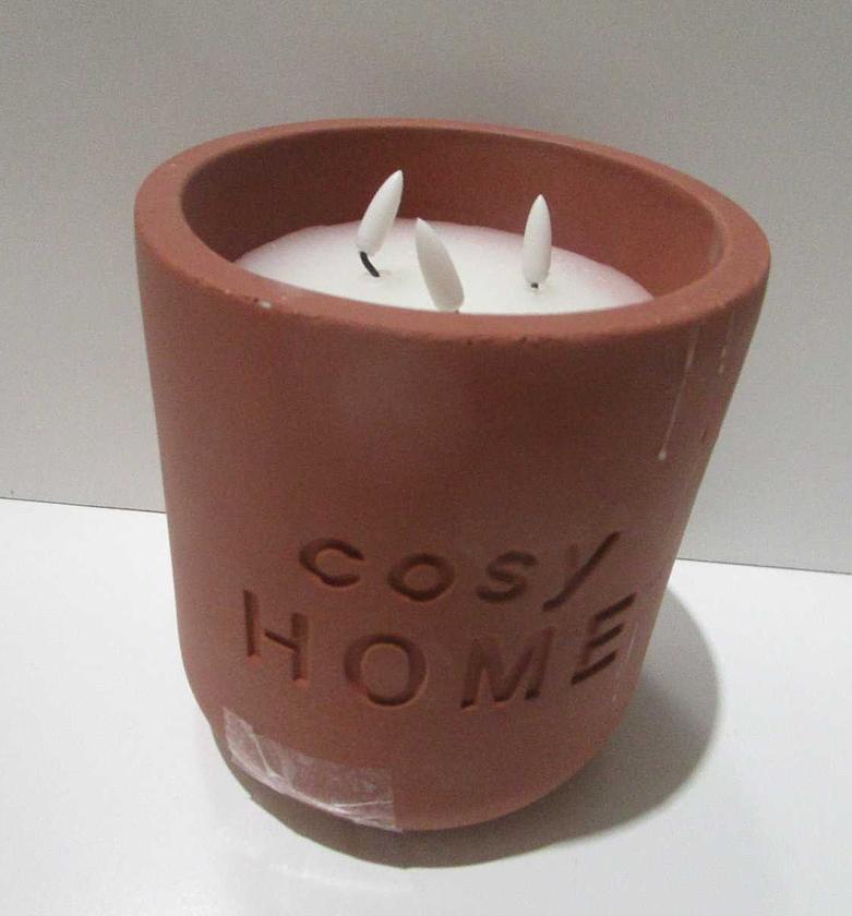 Candle terra cosy led cement image