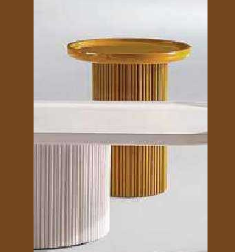 Side table mdf yellow f400*520 image