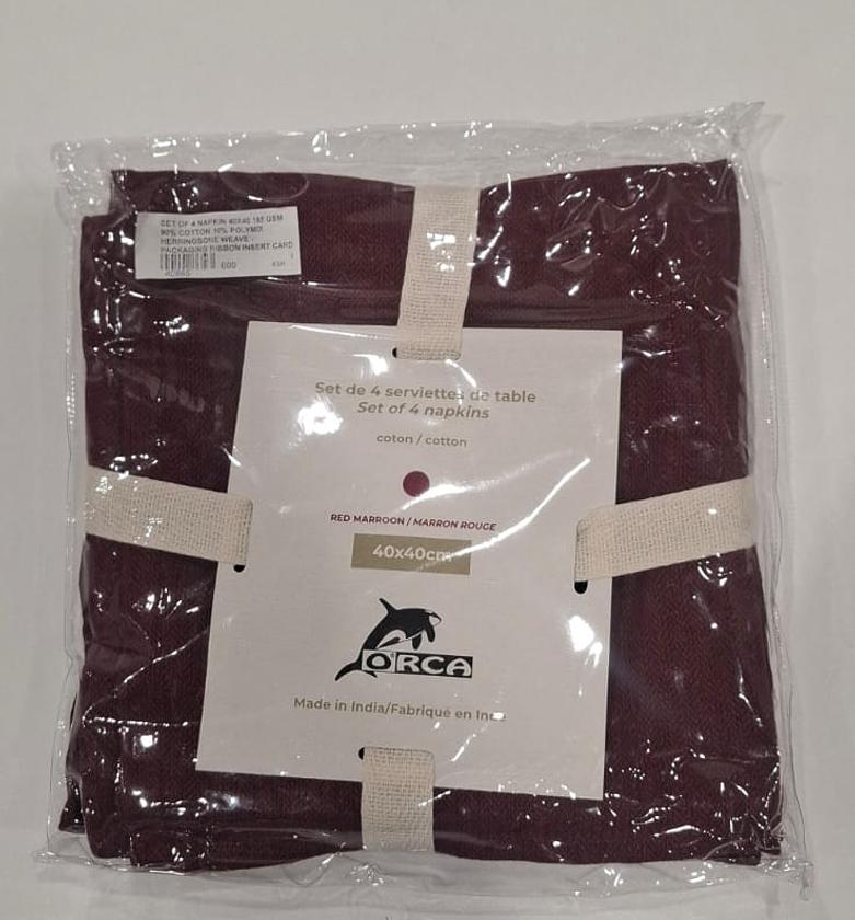 Set of 4 napkin 40x40 image