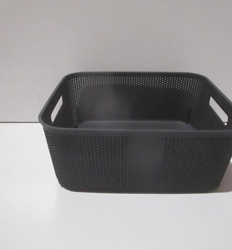 Grey Crochy 11L Storage Basket image