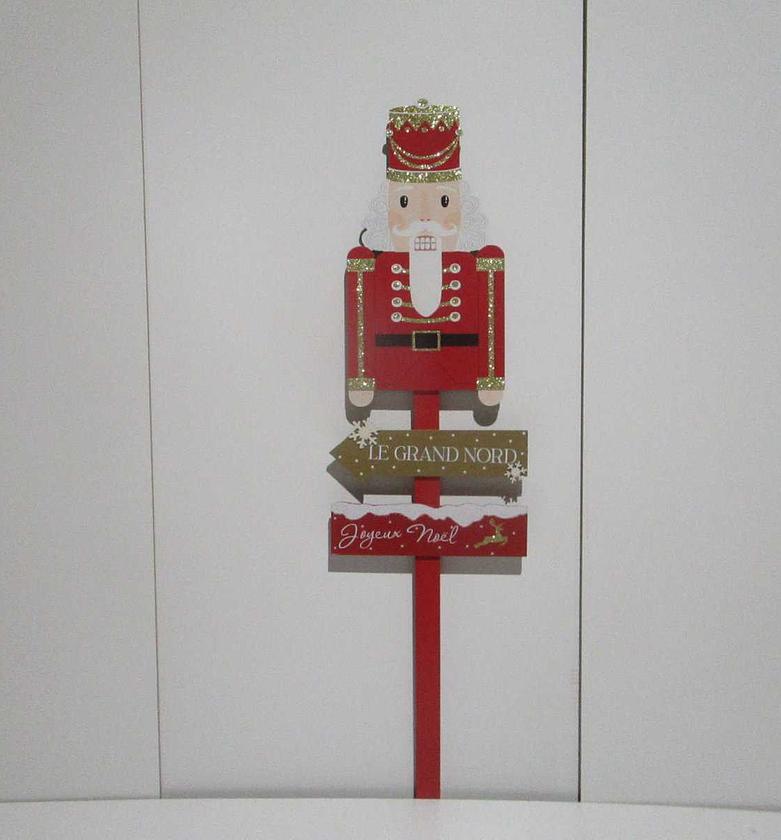 Christmas nutcracker wood sign image