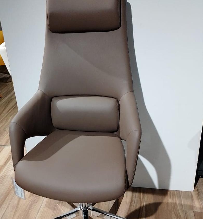 Office chair brown-8386-36 pu image