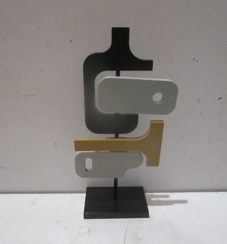 Statue mdf ciment effect mustard image