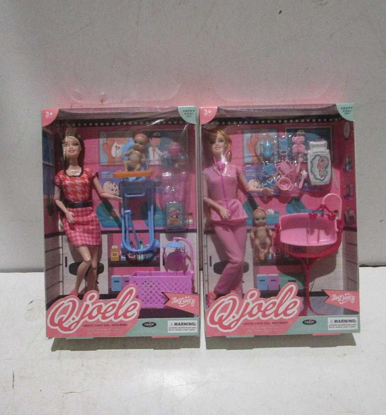 Baby care doll plastic packing:window image