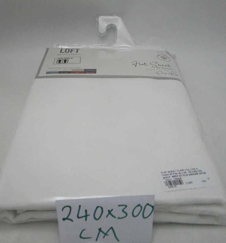 Flat sheet plain col (100 image