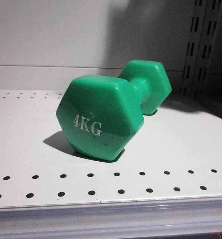 Dumbbell vinyl coated 4kg image