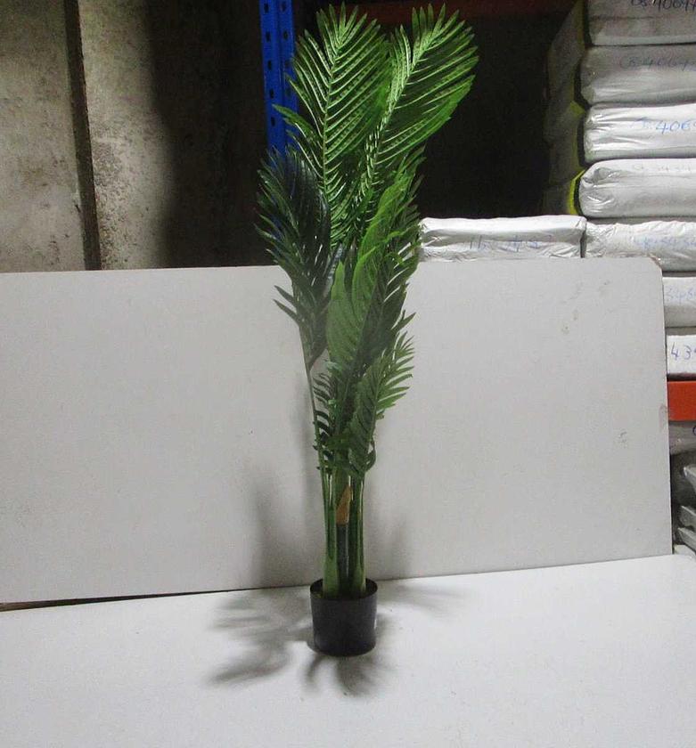 Real Touch Artificial Palm Tree – 120cm with Pot image