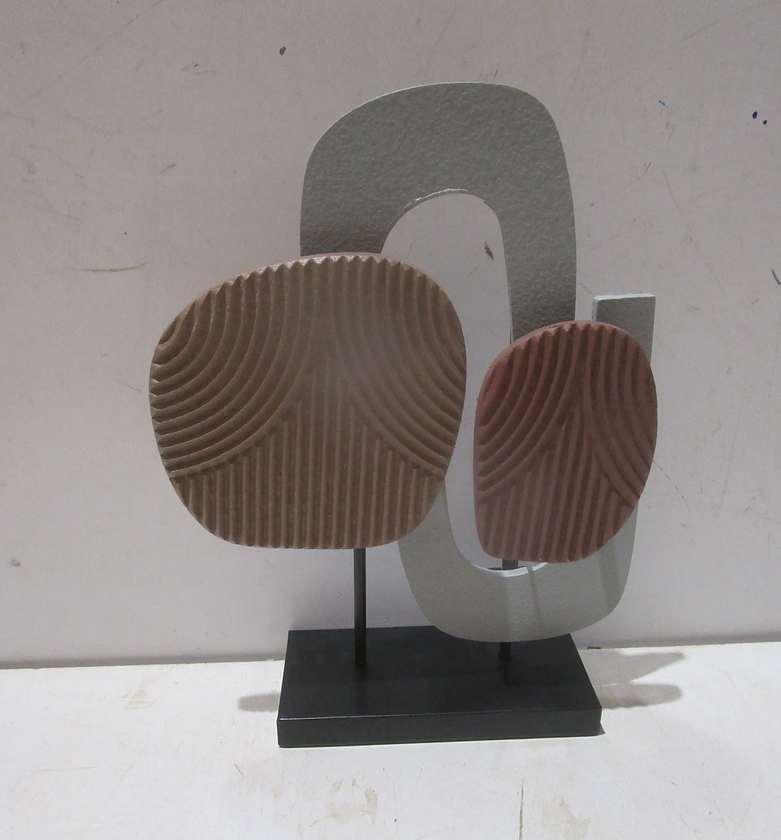 Statue mdf ciment effect grey image