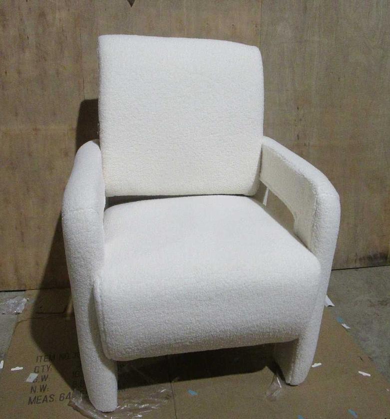 Armchair textil cream cream image