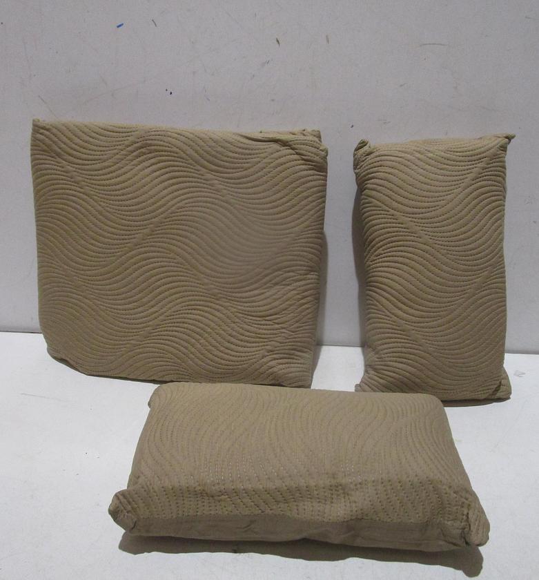 Quilt taupe 260x240+2x50x70cm +2x30x50cm image