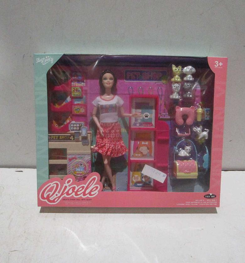 Pet shop doll plastic packing:window image