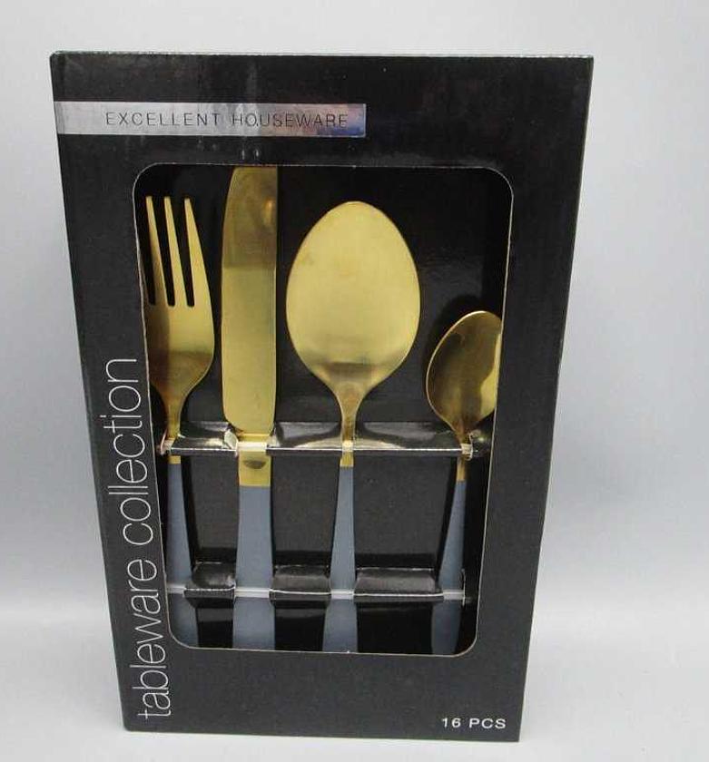 Cutlery set 16pcs 4ass clr image
