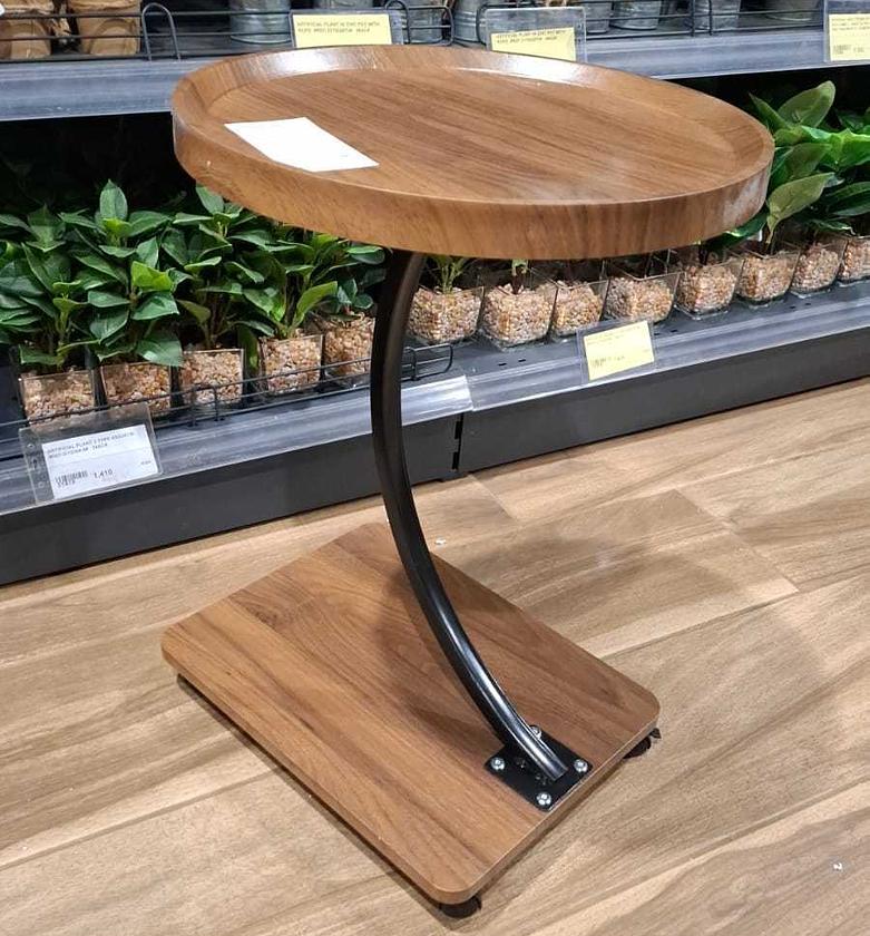 Side table mdf+pvc, metal image