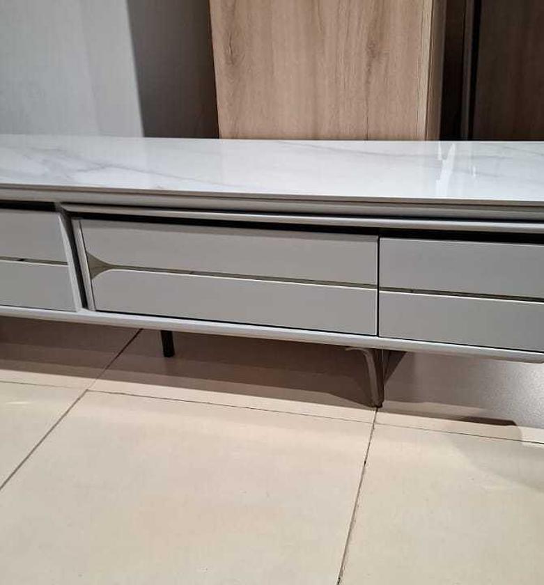 Aurelio Extendable Ceramic Top TV Stand image