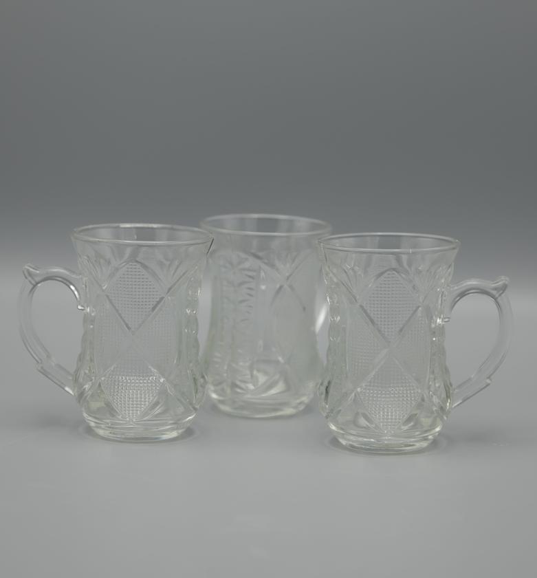 TEA CUP SET OF  3 PCE CLR image