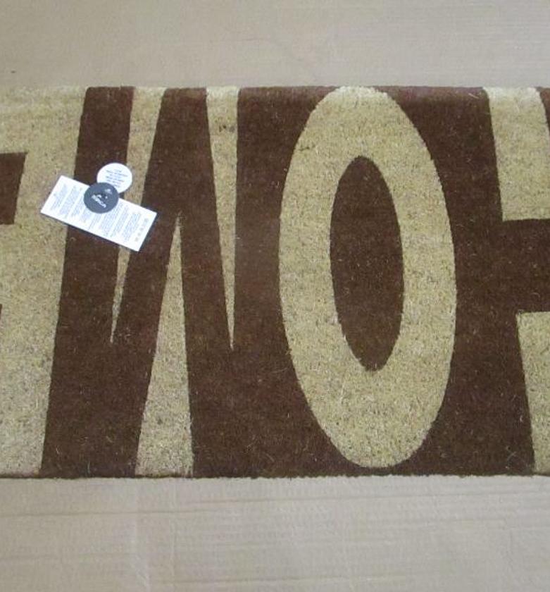 Doormat bleached printed coir image