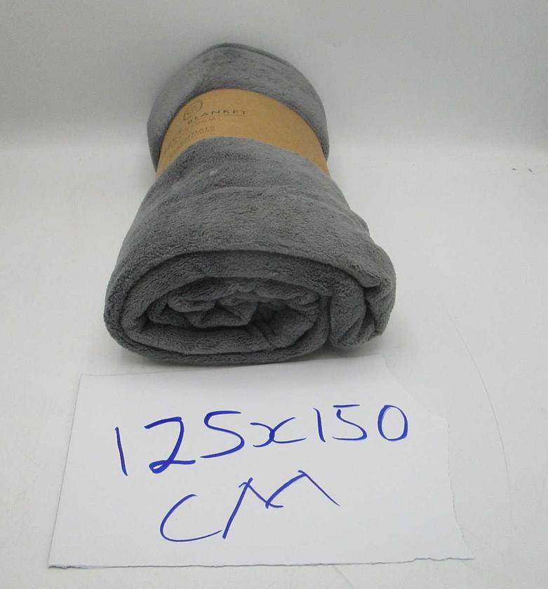 Blanket fleece 125x150cm grey image