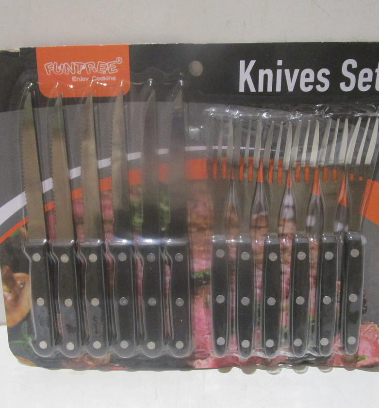 Cultery set-12pcs meat knives+meat image