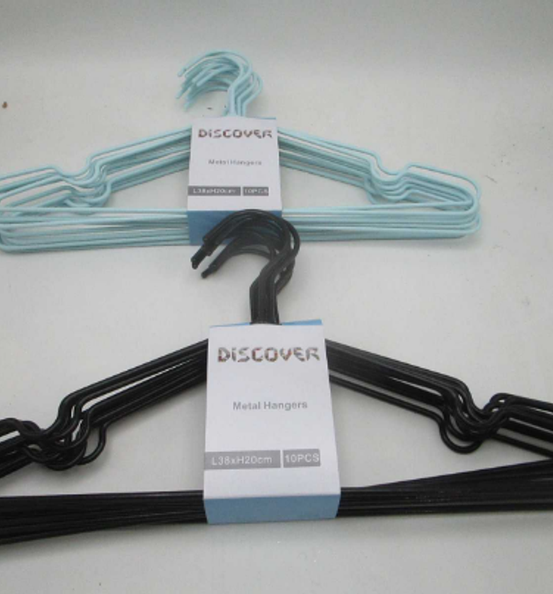 Set of 10 Heavy-Duty Metal Hangers image