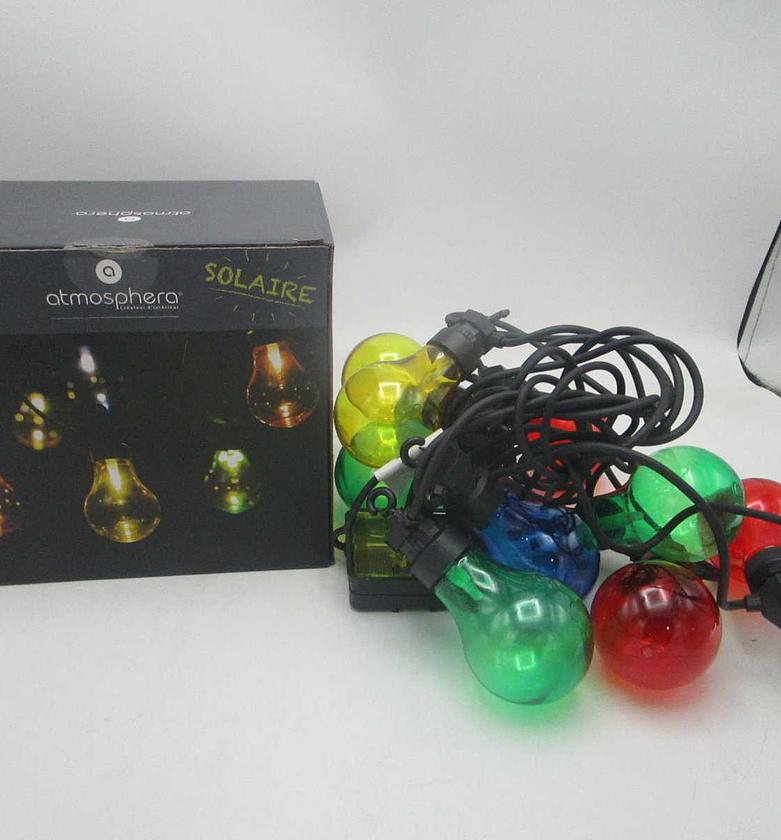 Bulb led solar gld 10 col image