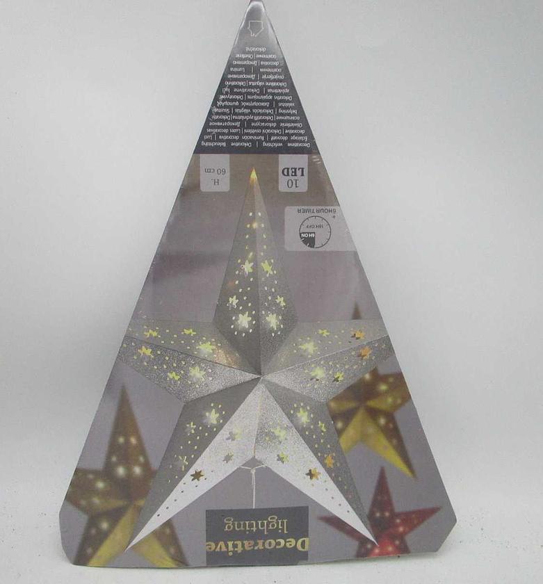 Christmas star paper led 60cm image