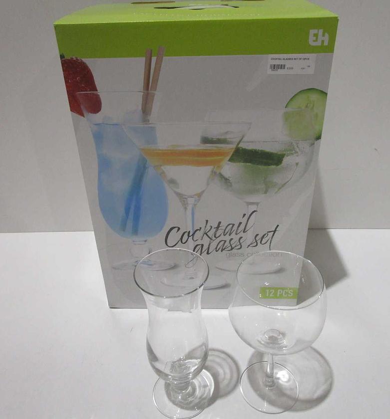 Cocktail glasses set of 12pcs image
