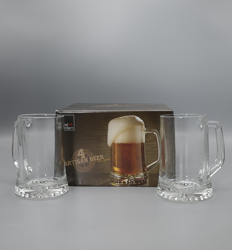 BEER GLASS X4 HANDLE 32CL image